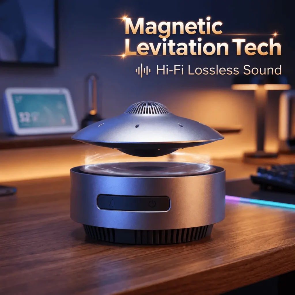 Automatic Rising UFO Magnetic Levitation Speaker