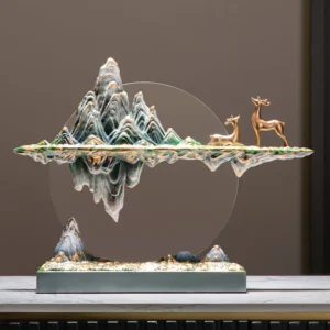 New Chinese-Style Floating Rockery Ornament - Image 1