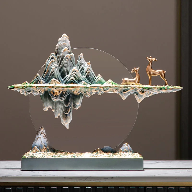 New Chinese-Style Floating Rockery Ornament