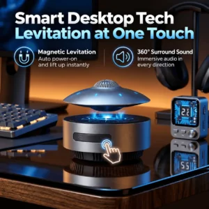 Automatic Rising UFO Magnetic Levitation Speaker - Image 6