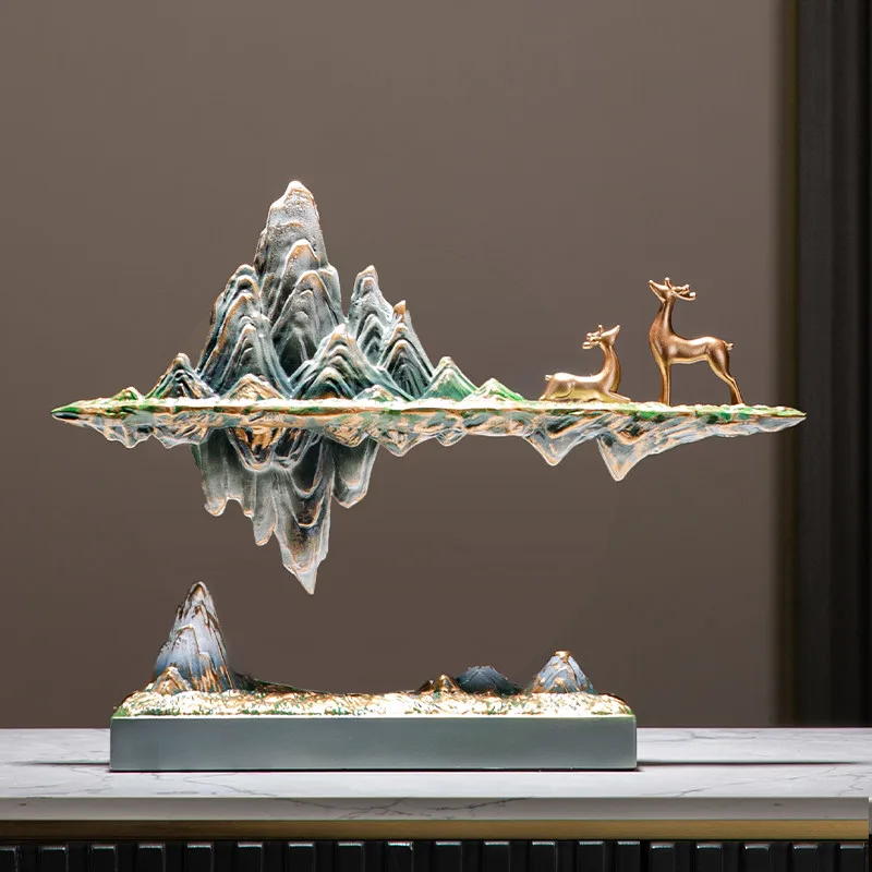 New Chinese-Style Floating Rockery Ornament